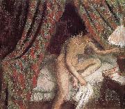 Edgar Degas Go to bed oil painting